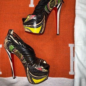 Christian louboutin platforms $2300 LIMITED EDITON ZOULOU 160